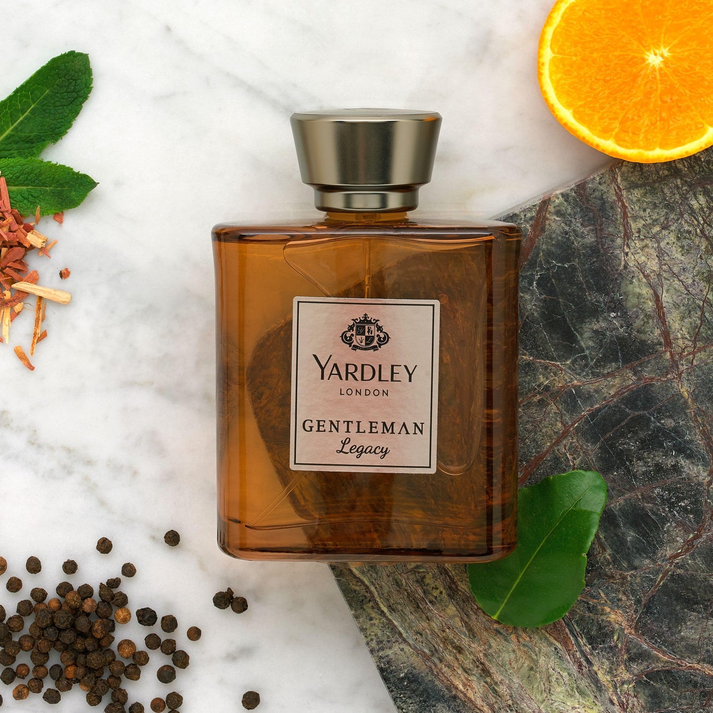 Yardley London Gentleman Legacy Eau De Parfum - 100ml Luxury Fragrance Signature Notes Of Pink Pepper & M&arin For Men