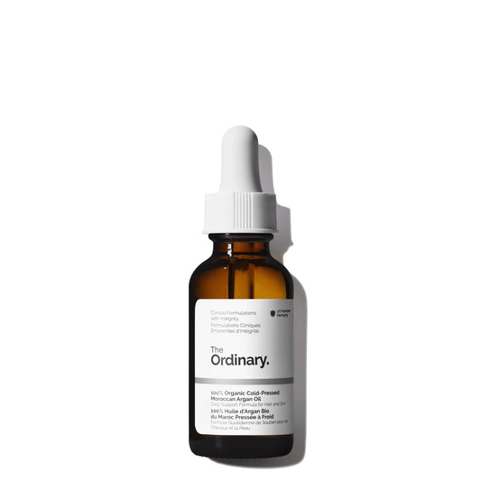 The Ordinary 100% Organic Cold-Pressed Moroccan Argan Oil (Daily support formula for hair and skin)