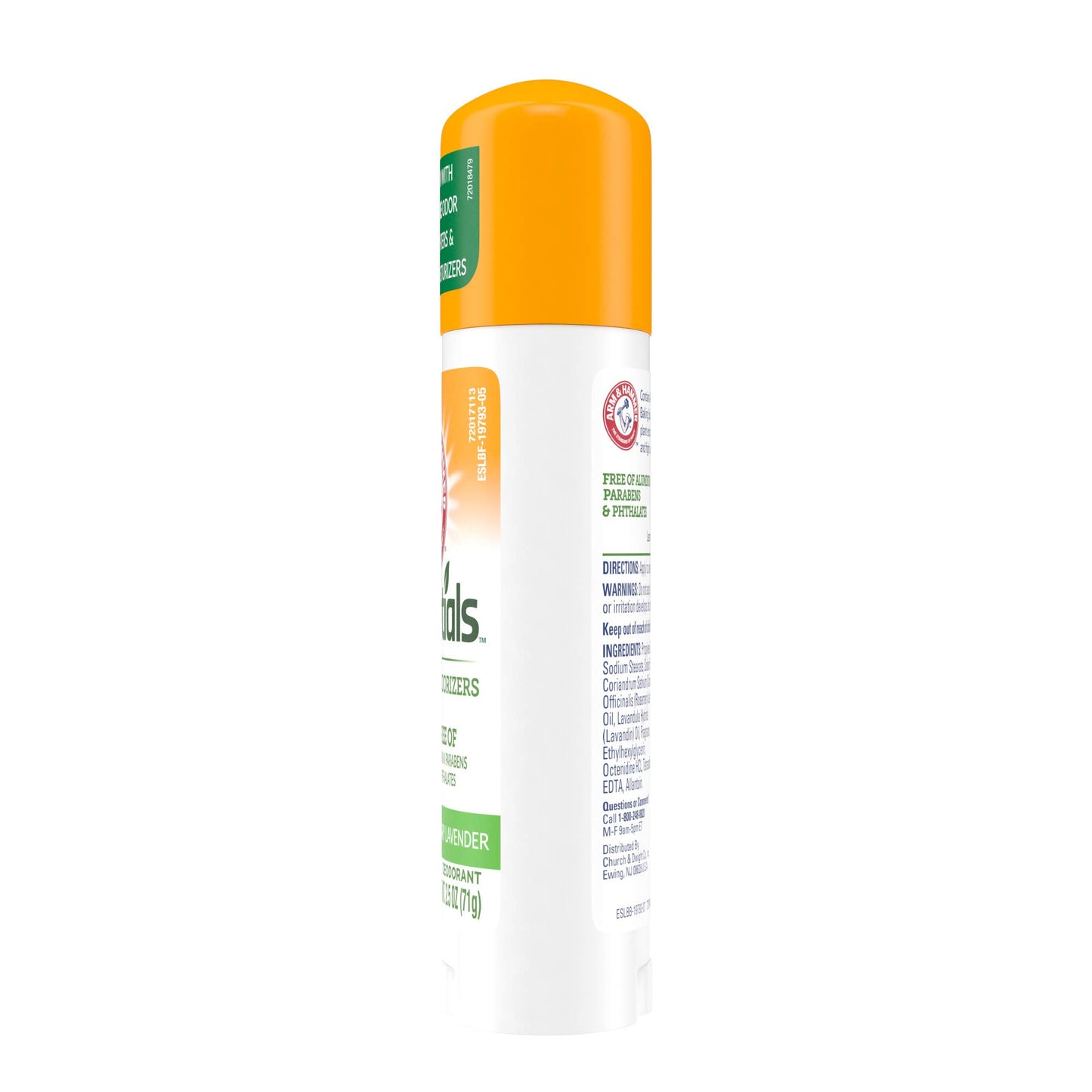 ARM & HAMMER Essentials Natural Deodorant, Fresh, 71g