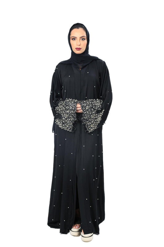 Womens Premium Abaya Button Down AJ1146A Button Down (pack of 1)
